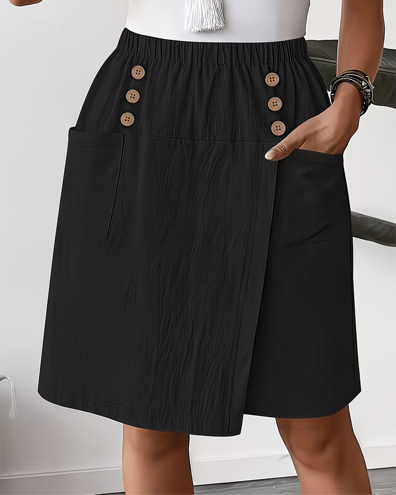 Pantalones de dos piezas, con abertura