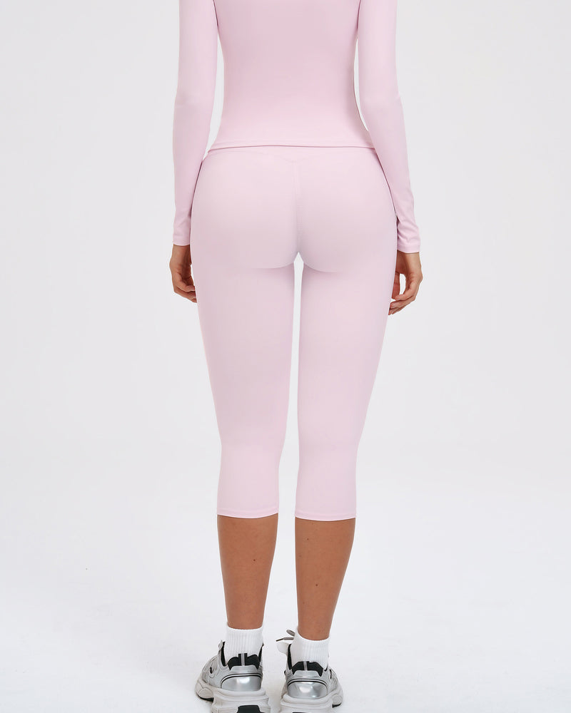 Leggings de yoga de tiro medio y cintura alta