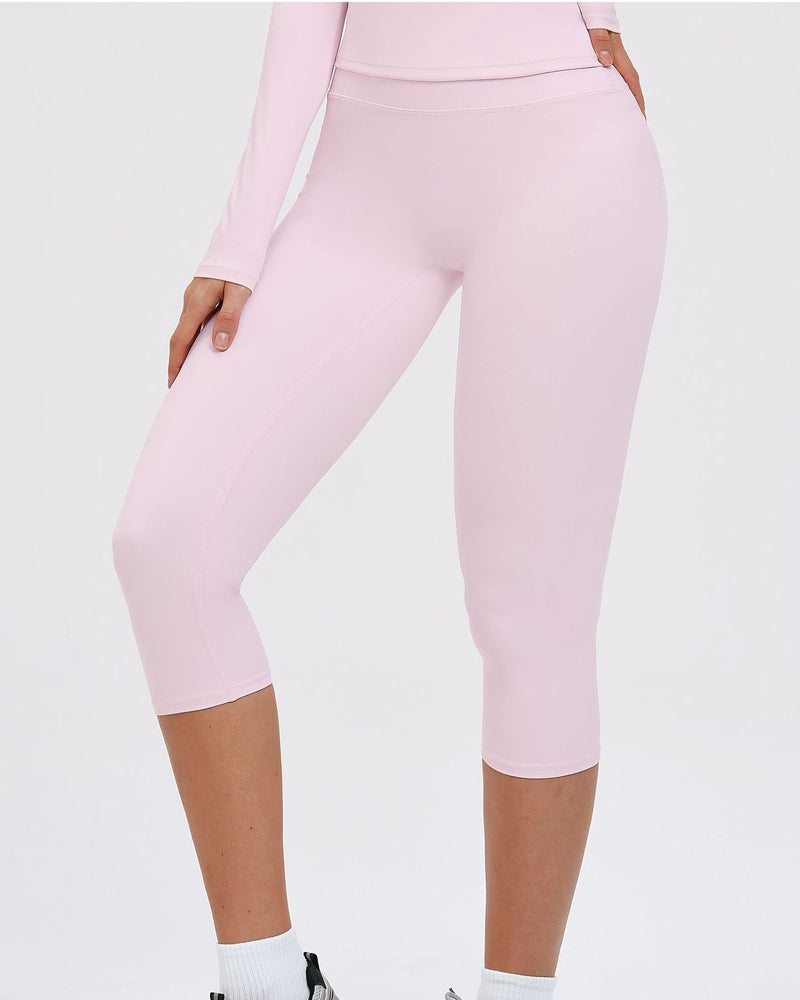 Leggings de yoga de tiro medio y cintura alta