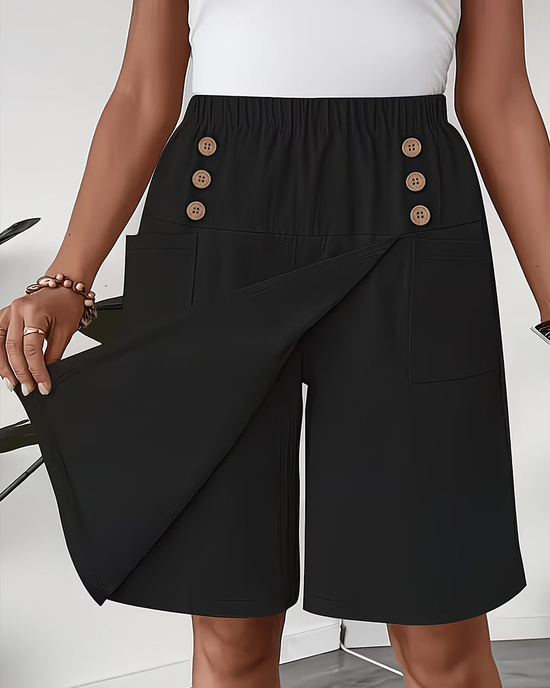 Pantalones de dos piezas, con abertura