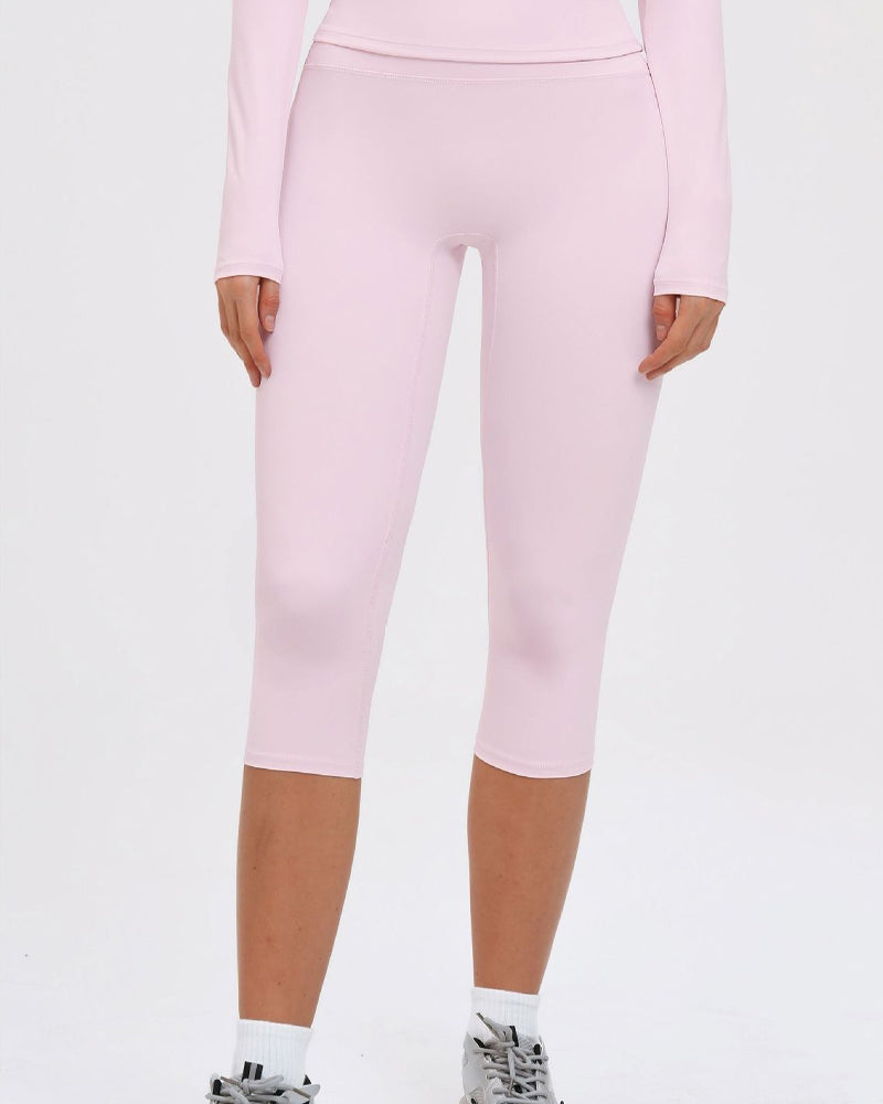 Leggings de yoga de tiro medio y cintura alta