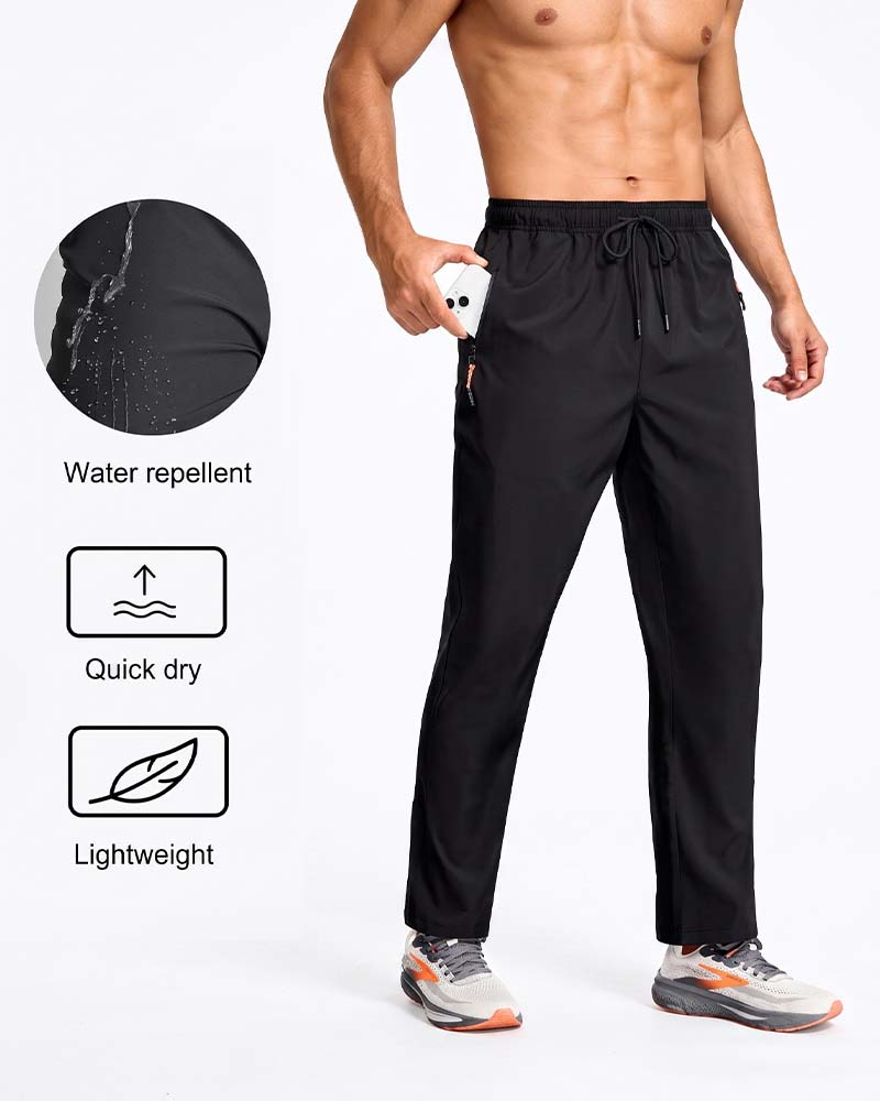 Pantalones casuales de tiro alto para hombre