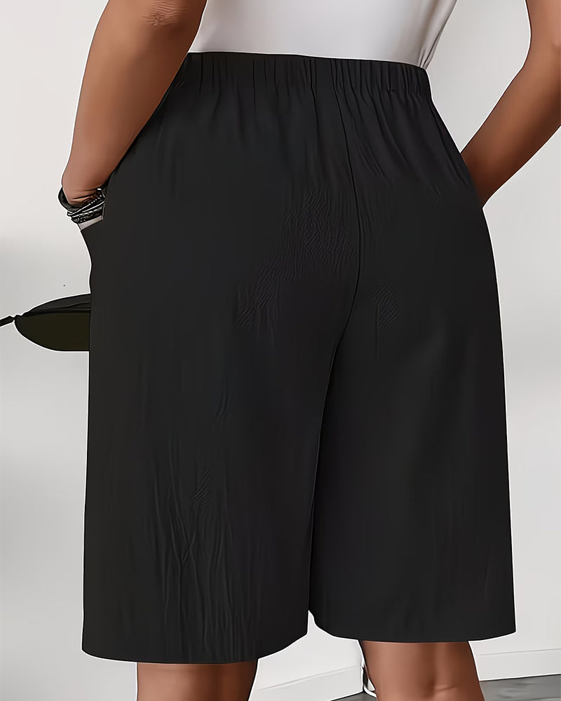 Pantalones de dos piezas, con abertura