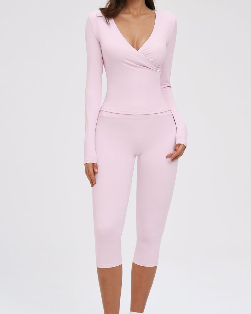 Leggings de yoga de tiro medio y cintura alta