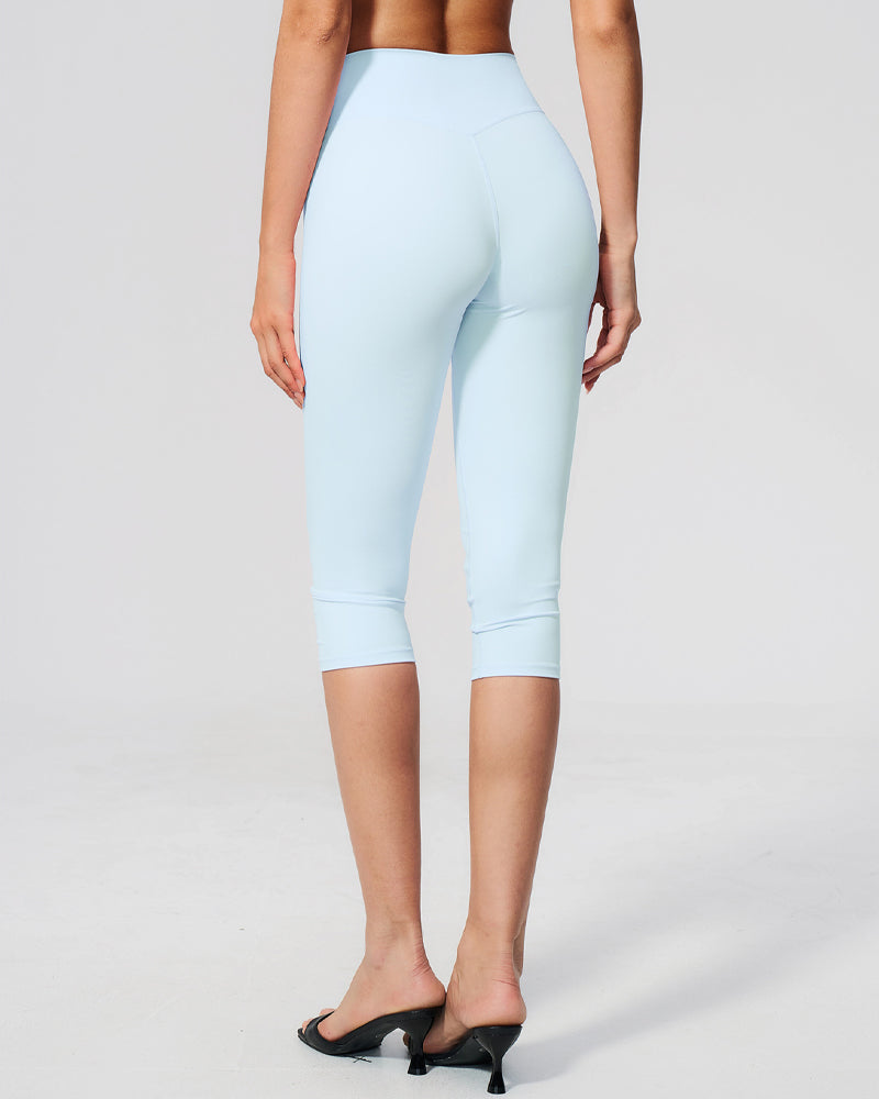 Leggings de yoga de tiro medio y cintura alta